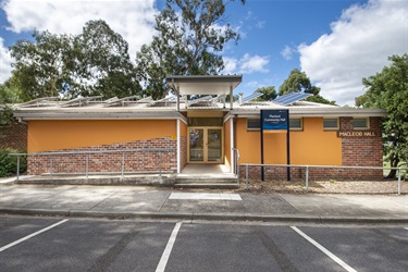 Main entry from carpark