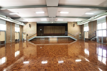 Main hall looking towards the stage