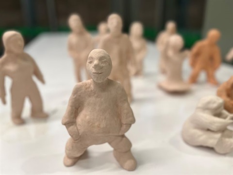 Clay figurines