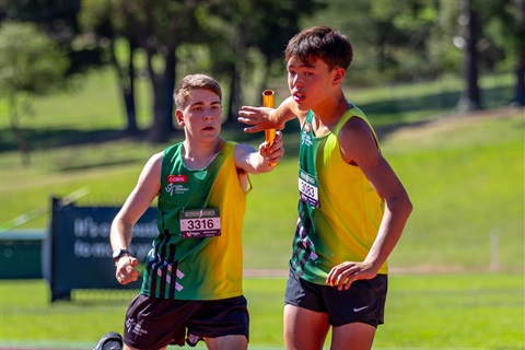 Kids in athletics