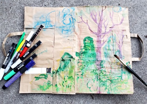 Creation of a junk journal