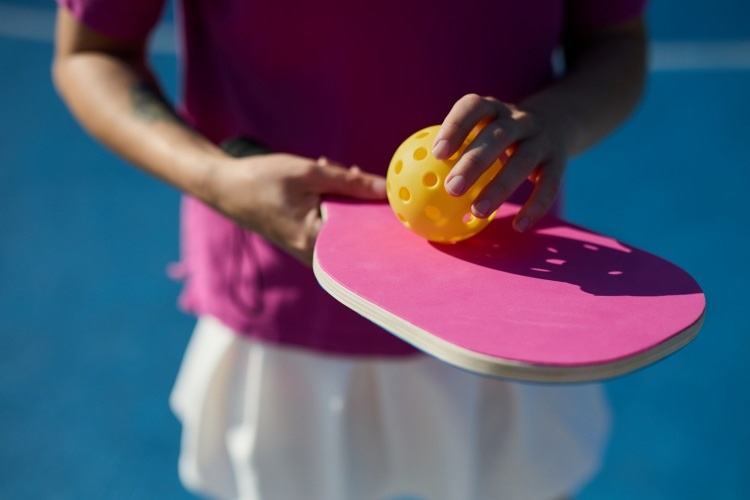 Pickleball and paddle